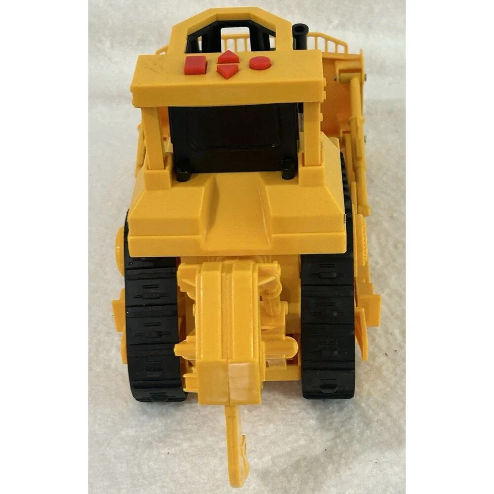 Vintage CAT BULLDOZER Toy State Industries 1997 Caterpillar w/ Sounds Works 12x7